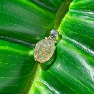 Gold Rutile Quartz Pendant-5