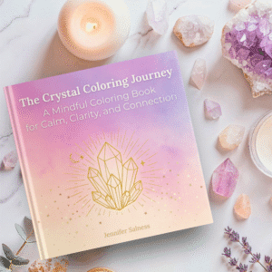 The Crystal Coloring Journey coloring book