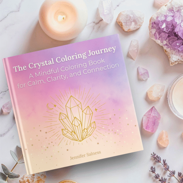 The Crystal Coloring Journey coloring book