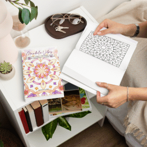Mandala Vibes adult coloring book for stress relief and calm