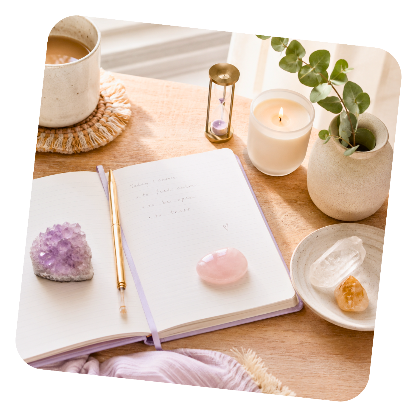 Crystal Practice Companion - your personalized crystal pick and activities
