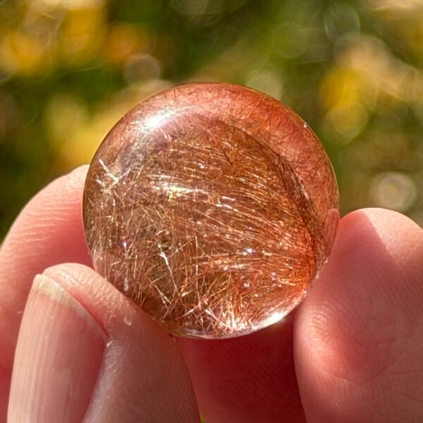 Red Rutilated Quartz Mini Sphere