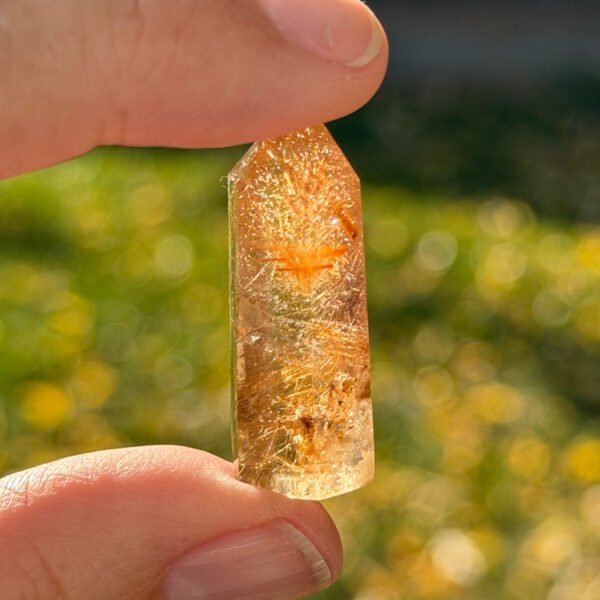 Rutilated Quartz Mini Tower